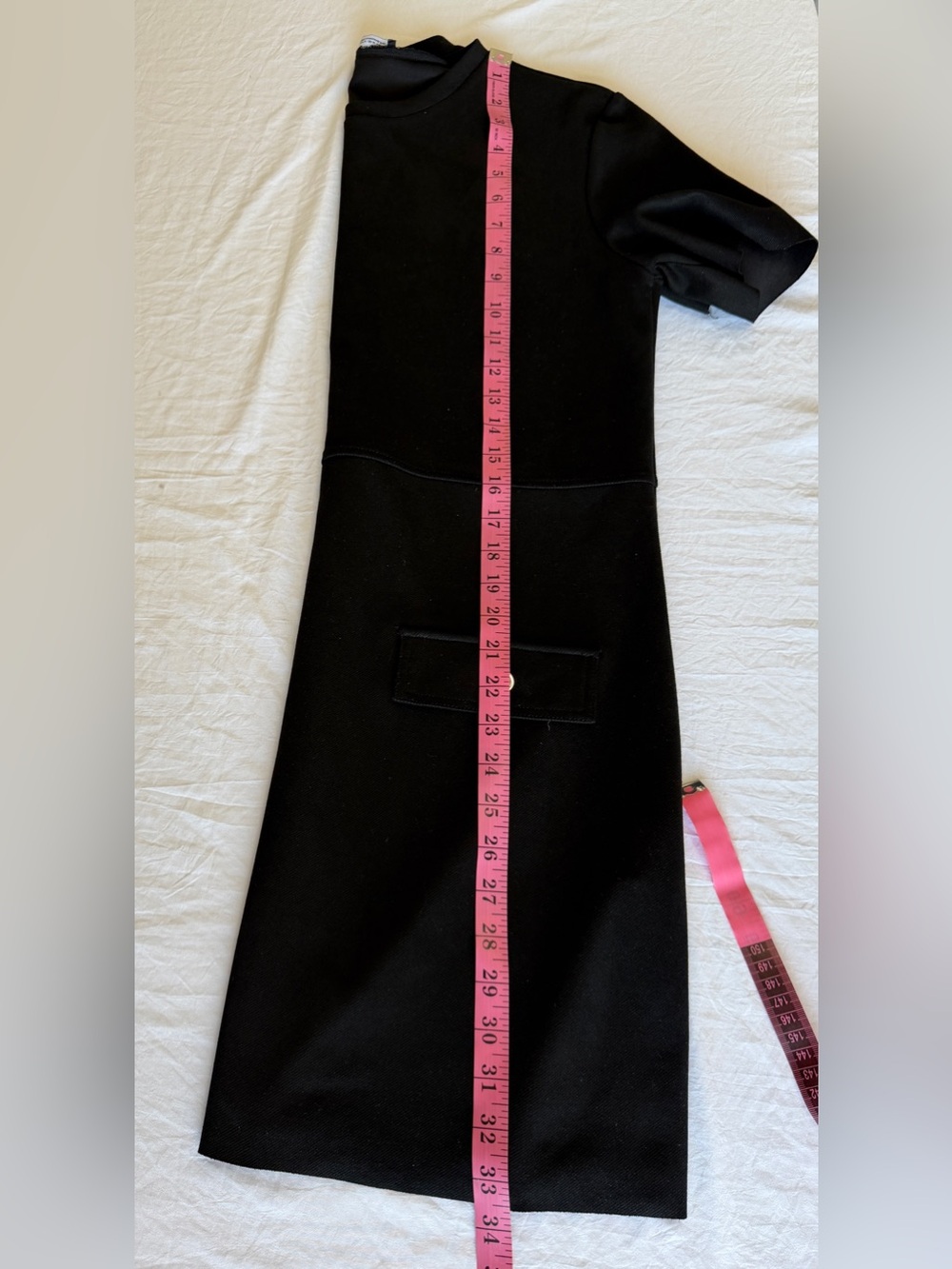 Zara Black Suede Midi Dress - M - Picture 12 of 12